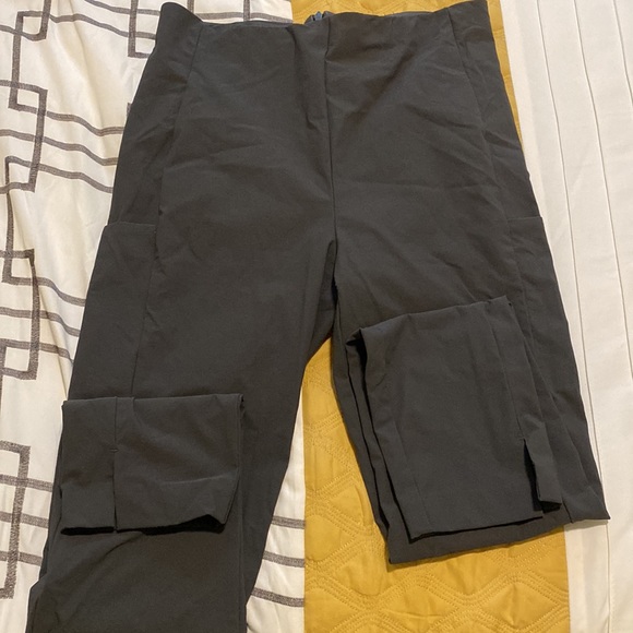 Athleta wander slim ankle pant size 10 olive green - Picture 2 of 11